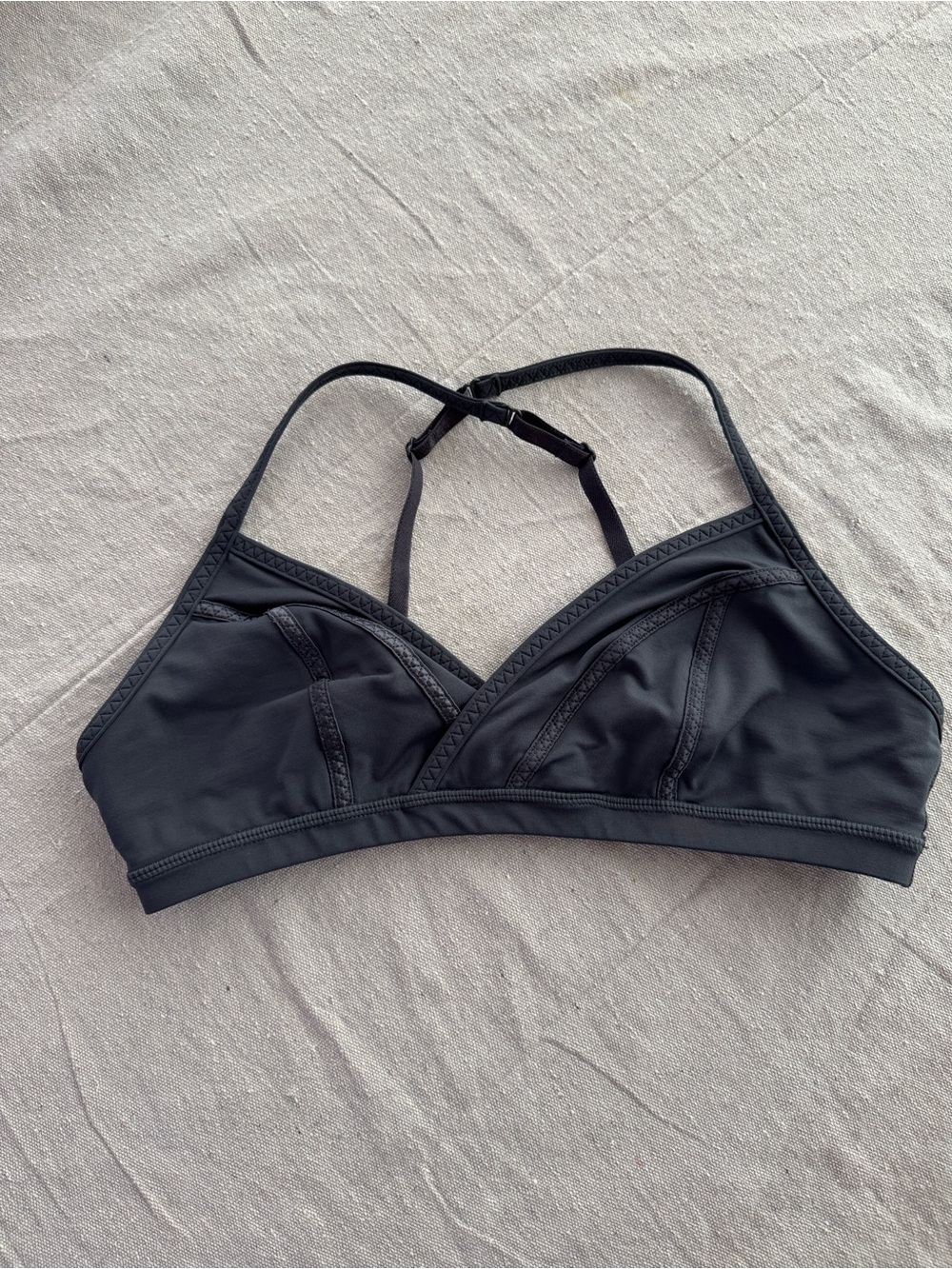 lululemon athletica Black Wireless Bralette with Racerback Straps